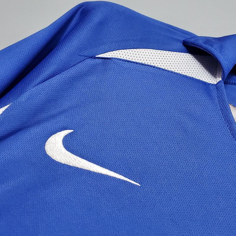 Nike 2002/03 Brazil II Away Retro Shirt Men Blue