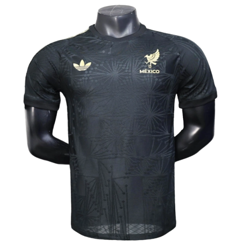 Mexico 25/26 Gold Cup Edition Shirt - Black - Player Version