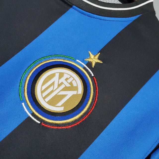 Inter Milan Retro 2008/2009 Shirt Blue and Black - Nike