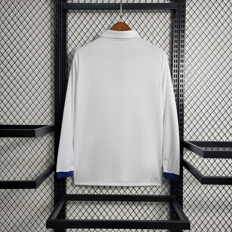 Adidas 2016/17 Real Madrid Retro Long Sleeve Shirt Men's White