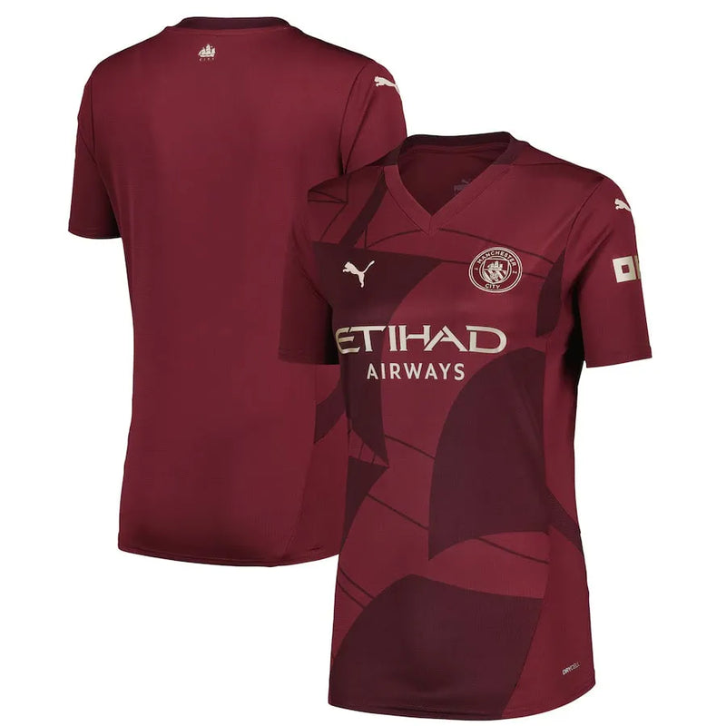 Manchester City Women's 24/25 Third Shirt - Red
