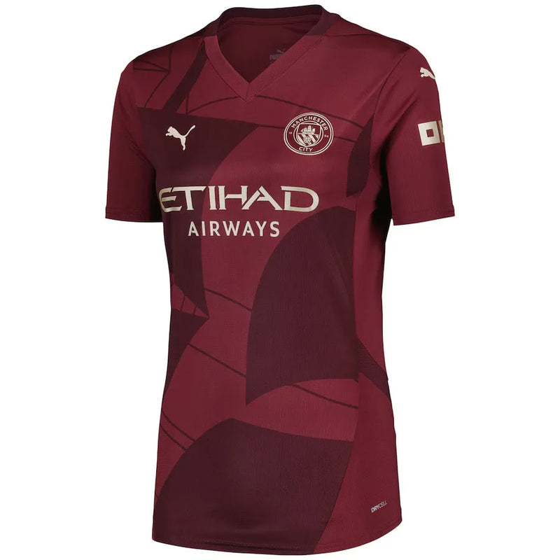 Manchester City Women's 24/25 Third Shirt - Red