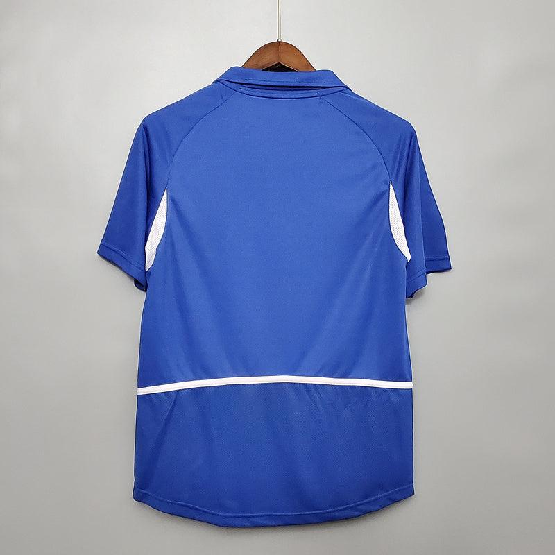 Nike 2002/03 Brazil II Away Retro Shirt Men Blue