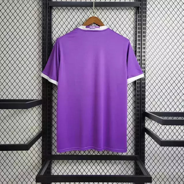 Adidas 2016/17 Real Madrid II Away Retro Shirt Mens Purple