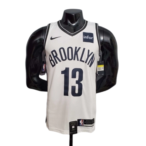 Brooklyn Nets Black and White Tank Top - Nike - Mens 
