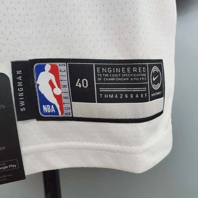 Brooklyn Nets Black and White Tank Top - Nike - Mens 