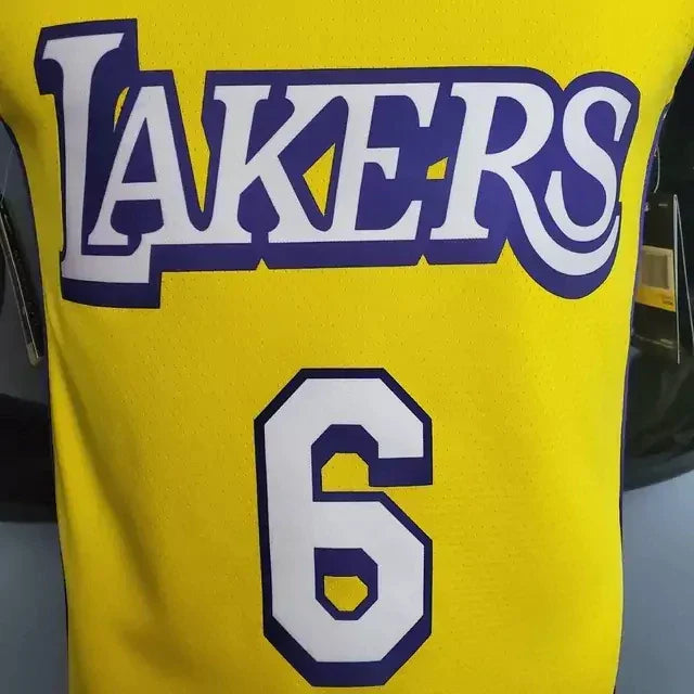 Los Angeles Lakers Yellow Tank Top - Nike - Mens V-Neck 