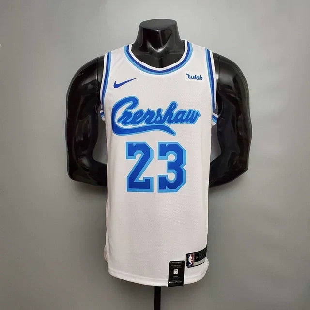 Los Angeles Lakers White Crenshaw Tank Top - Nike - Mens 