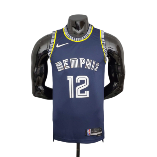 Memphis Grizzlies NBA Tank Top Navy Blue - Nike - Men's 