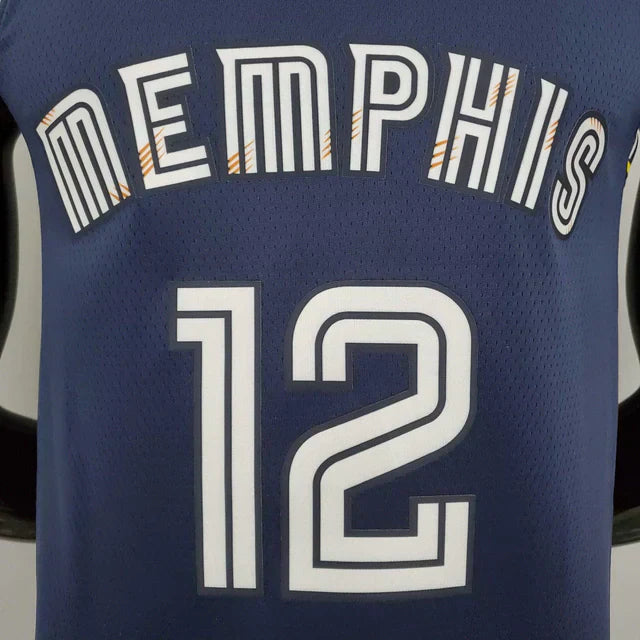Memphis Grizzlies NBA Tank Top Navy Blue - Nike - Men's 