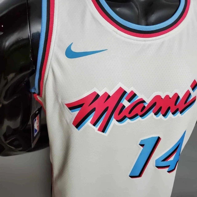 Miami Heat NBA Tank Top White - Nike - Men 