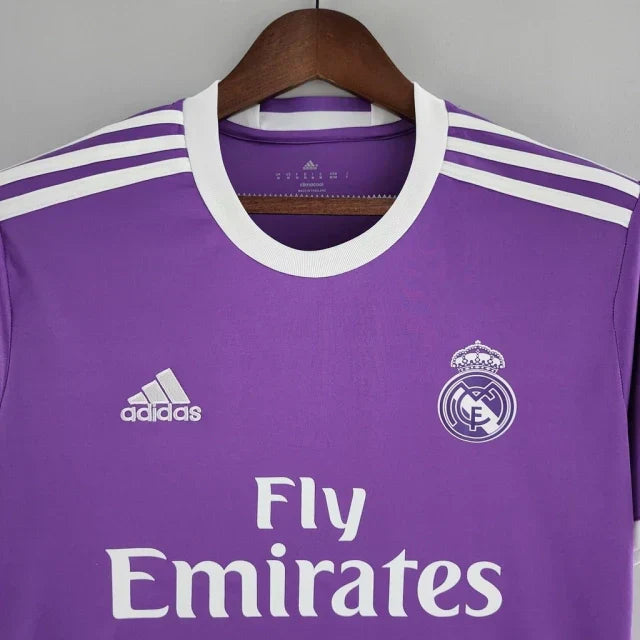 Adidas 2016/17 Real Madrid II Away Retro Shirt Mens Purple