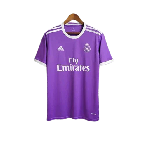 Adidas 2016/17 Real Madrid II Away Retro Shirt Mens Purple