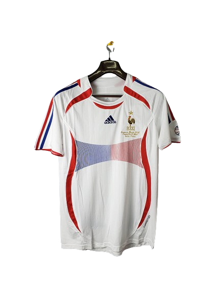 Adidas 2006/07 France II Away Retro Shirt Men White