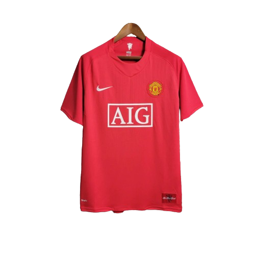 Manchester United Home 2007/08 Retro Shirt Men Red