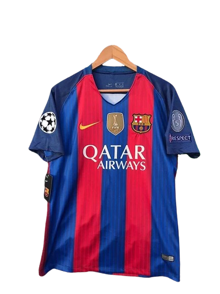 Nike 2016/17 Barcelona I Home Retro Shirt Men's Blue Maroon