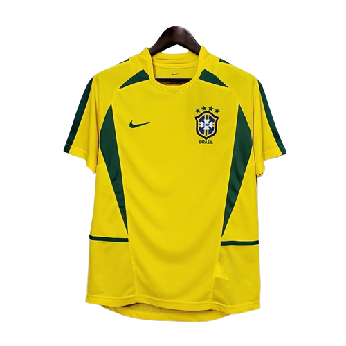 Nike 2002/03 Brazil National Team I Home Retro Shirt Men's Yellow