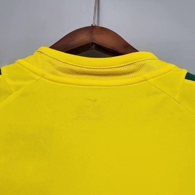 Nike 2002/03 Brazil National Team I Home Retro Shirt Men's Yellow