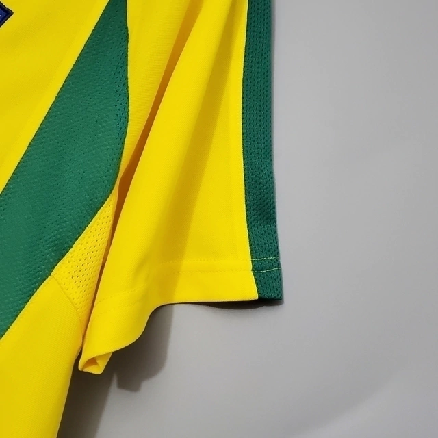 Nike 2002/03 Brazil National Team I Home Retro Shirt Men's Yellow