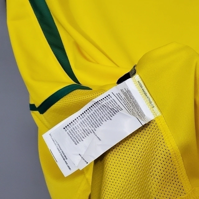 Nike 2002/03 Brazil National Team I Home Retro Shirt Men's Yellow