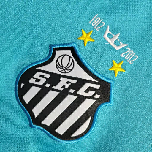 Santos Nike Neymar Retro 2012/13 Men's Blue Shirt