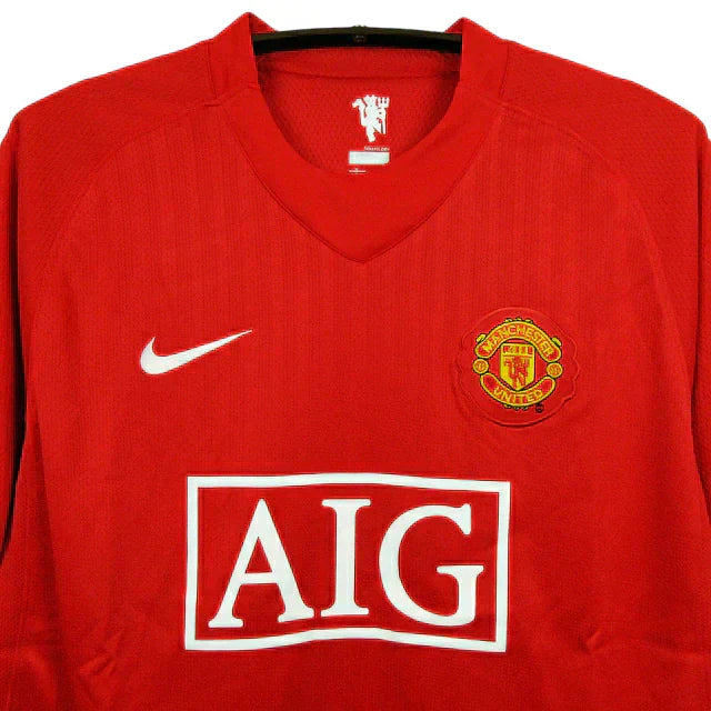 Manchester United Home 2007/08 Retro Shirt Men Red