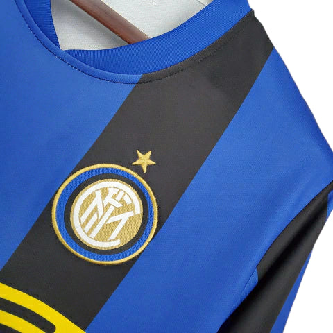 Inter Milan Retro 2008/2009 Shirt Blue and Black - Nike