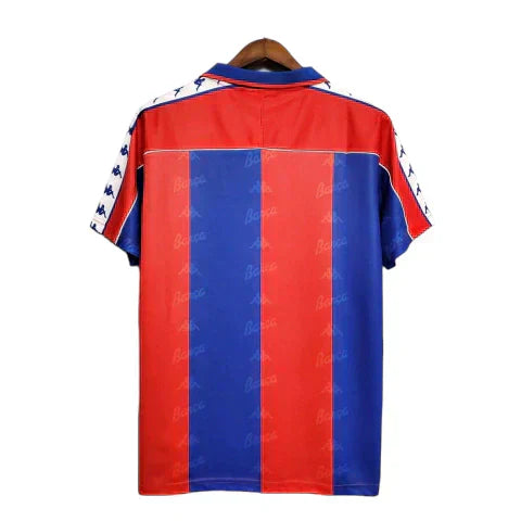 Barcelona Retro Shirt 92/95 - Kappa - Blue and Maroon
