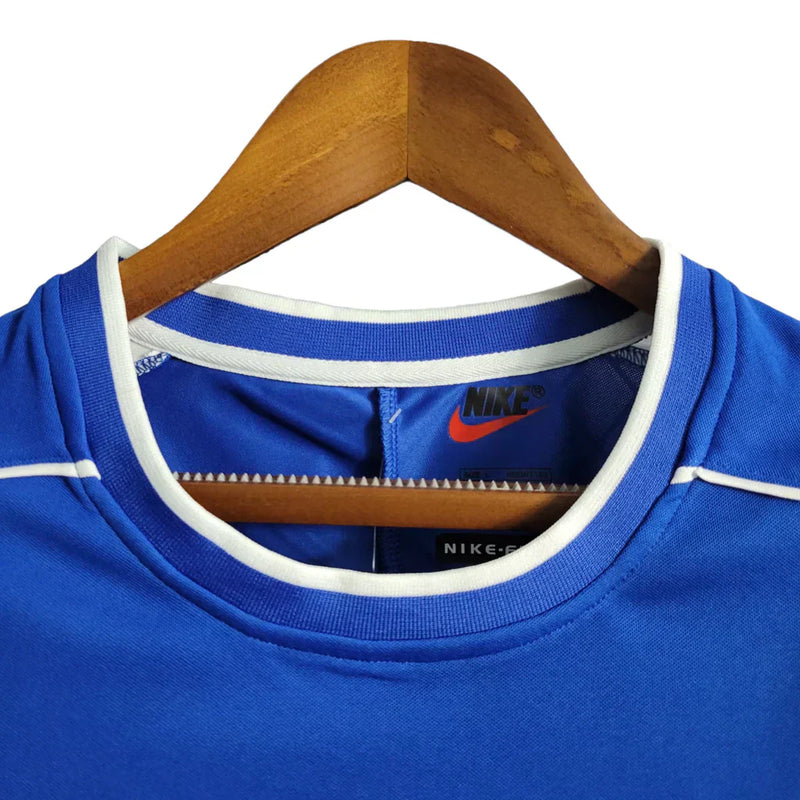Nike Men's Brazil National Team II Away Retro Shirt 1998/99 Blue